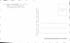 VINTAGE POSTCARD Eglise of Cunault Drives out of Marxenceul Saint