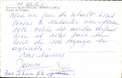 CPA Environs de Bourgueil Benais Entree du Chateau