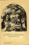 Vidrio manchado de St. Louis Jesús de la cámara acorazada de Dreux de la POSTAL de la VENDIMIA que sube al martirio bajo cruz