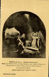 POSTAL Dreux Chapelle St. Louis de la VENDIMIA que el ángel anuncia a la resurrección santa de las mujeres