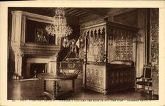 CPA Pau Chateau Henri IV Chambre a coucher des rois de Navarre dite Chambre Henri IV