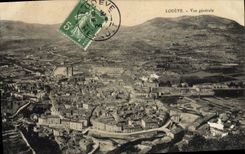 VINTAGE POSTCARD Lodeve View