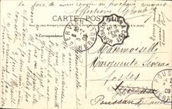 VINTAGE POSTCARD Beziers Fountain Of the Citadel