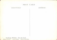 MODERN CARD Stonehenge Wiltshire From the south