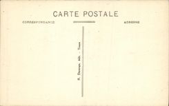 VINTAGE POSTCARD Candes the Commencee Church in 1175 La Chapelle St Martin