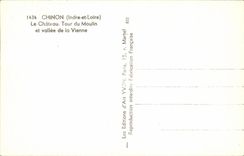 VINTAGE POSTCARD Chinon the Castle Of Vienna