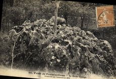 CPA Foret De Fontainebleau La Roche Eponge