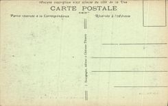 VINTAGE POSTCARD Layered branches Interior Of the Barn In Dimes