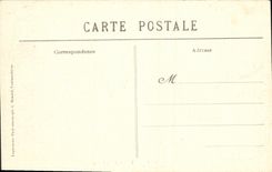 VINTAGE POSTCARD Drill of Fontainebleau rock and medallion Foucher de Careil