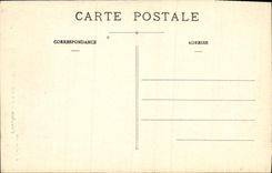 VINTAGE POSTCARD Layered branches Interior of the church of saint quiriace