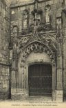 CPA Provins Portail De l'Eglise Sainte Croix