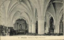 CPA Provins Interieur de l'eglise saint ayoul