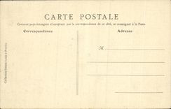 VINTAGE POSTCARD Layered branches holy Interior of the church ayoul