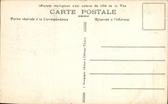 VINTAGE POSTCARD Layered branches Church Quiriace Saint