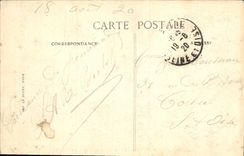 VINTAGE POSTCARD Drill of Fontainebleau the Rock which trembles