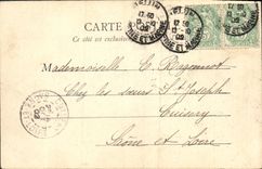 VINTAGE POSTCARD Fontainebleau the Rock which Cries