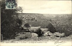 CPA Fontainebleau La foret les gorges de franchard