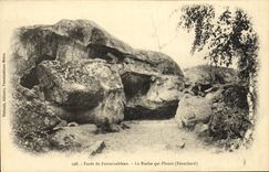 CPA Foret De Fontainebleau La Roche Qui Pleure Franchard