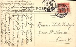 CPA Foret De Fontainebleau rochers Du Belvedere corot Gorge aux loups 