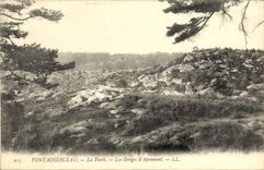 CPA Fontainebleau La foret Les Gorges d'Apremont