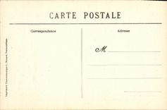 VINTAGE POSTCARD Drill De Fontainebleau the Entry of the cave of augas and the medallion Paul Merwart