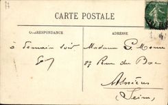 CPA Fontainebleau Le Palais Perspective Du Chateau Et de l'etang