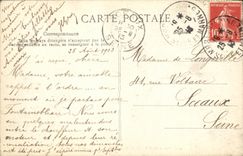 VINTAGE POSTCARD Drill De Fontainebleau Three Mausoleums