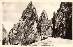 VINTAGE POSTCARD Piana Creeks the large needle