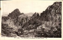 VINTAGE POSTCARD Piana Creeks View of the large circus