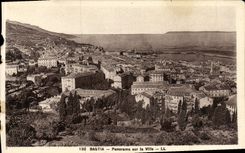 VINTAGE POSTCARD Bastia Panorama on the city