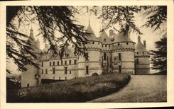 VINTAGE POSTCARD Loire ch4ateau Castle Of Chaumont