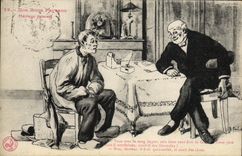 CPA Noa Bons payaans Heritage Paternel Folklore 