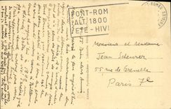 VINTAGE POSTCARD Massive Lake of Caritte the Black Pond close to Bouillouses