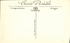 POSTAL Argentieres de la VENDIMIA el glaciar y la aguja de la vuelta