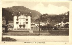 POSTAL Argentieres de la VENDIMIA y planeta