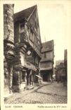 VINTAGE POSTCARD Chinon Old women houses of XVe Slecle