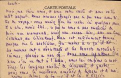 VINTAGE POSTCARD the Village fair In Alsace Folklore