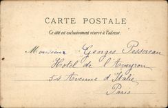 VINTAGE POSTCARD Preferee Woman Dog