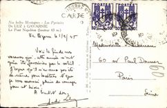 CPA De Luz a Gavarnie Le Pont Napoleon 