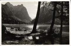POSTAL Lago Dobbiaco de la VENDIMIA