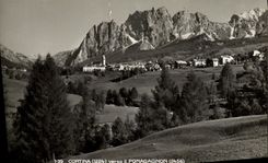 Parte posterior de la cortina de la POSTAL de la VENDIMIA él Pomagagnon