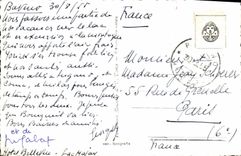 La POSTAL Baveno E de la VENDIMIA monta el leone Lago Maggiore