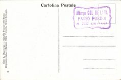 CPA Passo del Pordoi col Sasso Beccie Sasso Kungo e Sella