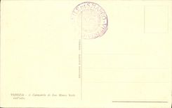 VINTAGE POSTCARD Venezia It Bell-tower di San Marco