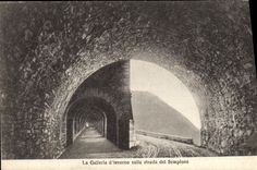 CPA La Galleria d'inverno sulla strada del Sempione 
