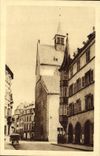 CPA Colmar Eglise protestante et anciens presbyteres