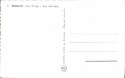 CPM Colmar Rue Merciere 