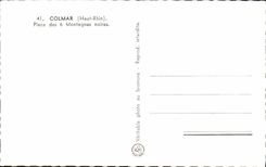 CPM Colmar Place des 6 Montagnes noires 