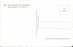 POSTAL MODERNA el valle de Munster cierra la restauración de Schalleren