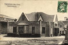 VINTAGE POSTCARD Fair of Decorative Arts Paris Company of the applied art to the trades